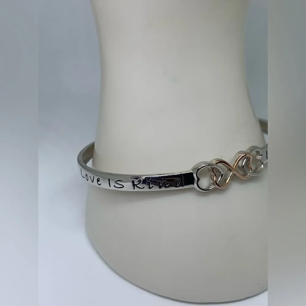 Two tone 925 Sterling Silver 